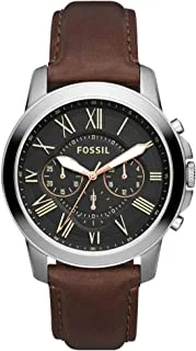 Fossil men's grant chronograph, stainless steel watch, fs4813
