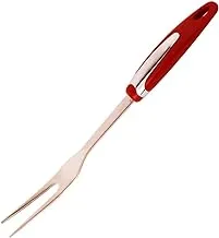 Ascot Cooking Fork, Silver/Red
