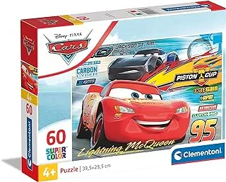 Clementoni Puzzle Disney Cars 60 PCS (33.5 x 23.5 CM) - For Age 5 Years Old Multicolor