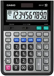 Casio Ds-1Jt Heavy Duty Office Calculator With Plastic Case, Black,Grey, Ds-1Jt
