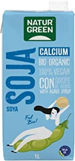 Natur Green Organic Soya Calcium Drink, 1 Ltr, Multicolour, 932626