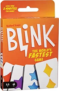لعبة بطاقة BLINK العائلية من رينهارد ستوب ، مناسبة للسفر ، مع 60 بطاقة وتعليمات ، تقدم هدية رائعة للأطفال بعمر 7 سنوات فما فوق