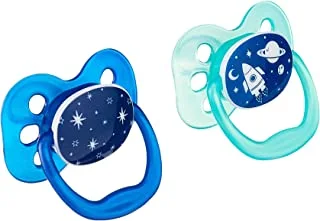 Dr Browns Dr Browns Advantage Pacifier - Stage 1, Blue Space, Piece of 1