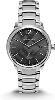 Burberry Men's Black Dial Stainless Steel Band Watch - BU10005