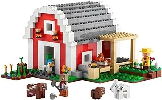 مجموعة بناء LEGO® Minecraft® The Red Barn 21187 (799 قطعة)