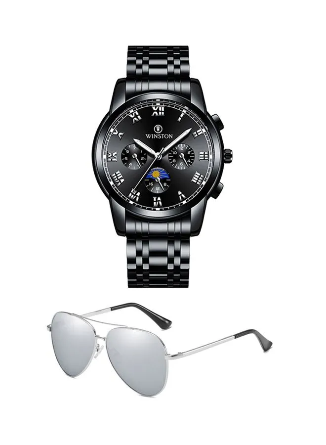WINSTON Men's Popular Fashion Luxury Quartz Automatic  Watch WWT6864