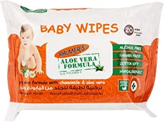 Palmer's Baby Wipes Flow, Pack of 20 Wipes