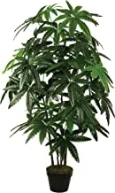 Artificial tree pentagonal leaf 140cm