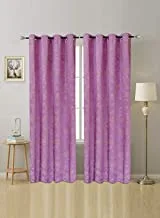 HOME TOWN AW21NSCR021 Curtain, 135x240 cm Purple