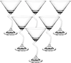 OCEAN Salsa Cocktail Glass، Pack of 6، Clear، 210 ml، 521C07