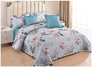 HOURS Hours Floral Compressed 6 Piece Comforter King Size Hours-208 Multicolor