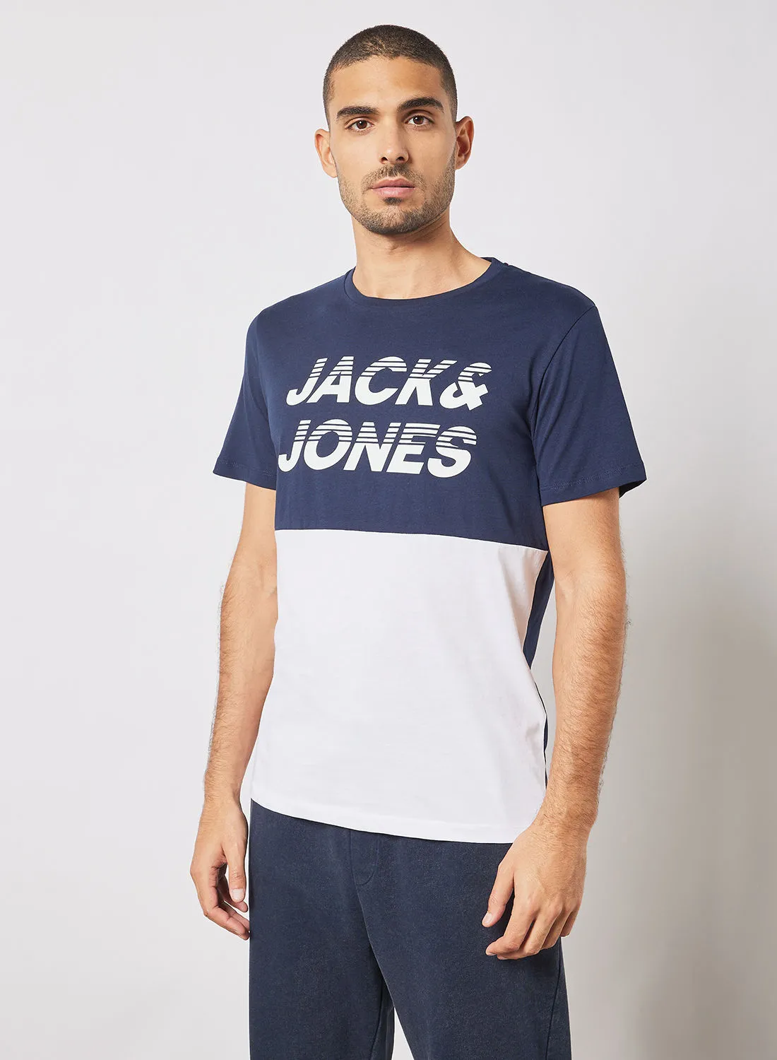 JACK & JONES Colourblock Logo T-Shirt
