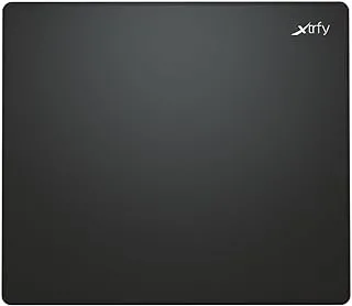 لوحة ماوس للألعاب كبيرة الحجم Xtrfy GP4 ، 460 × 400 مم ، سمك 4 مم ، سطح قماش ممتاز ، قاعدة مطاطية غير قابلة للانزلاق ، حواف مخيطة ، قابلة للغسل في الغسالة - أسود أصلي