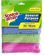 Scotch-Brite Window Wipe | Multi-Purpose | Efficient and effective cleaning cloth | Remove dust and dirt | Cleaning cloth | Sponge cloth | 1 unit/pack