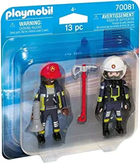 حزمة Playmobil 70081 Rescue Firefighters Duo