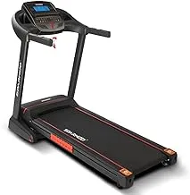 Sparnod Fitness STC-4550 (3 HP AC Motor) Automatic Motorized Walking and Running Semi-Commercial Treadmill with Large Blue LCD Display, Shock Absorption System and Auto Incline