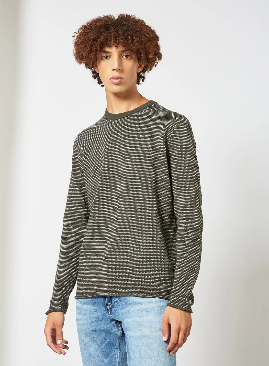 ONLY & SONS Basic Knitted Sweater Khaki