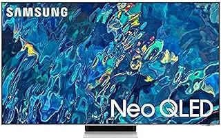 Samsung 55 inch TV Neo QLED 4K Silver Quantum HDR 32x Dolby AtmOS Audio Smart Hub with 8 Speakers and In-Built Woofer Mini LED - QA55QN95BAUXSA (2022 model)