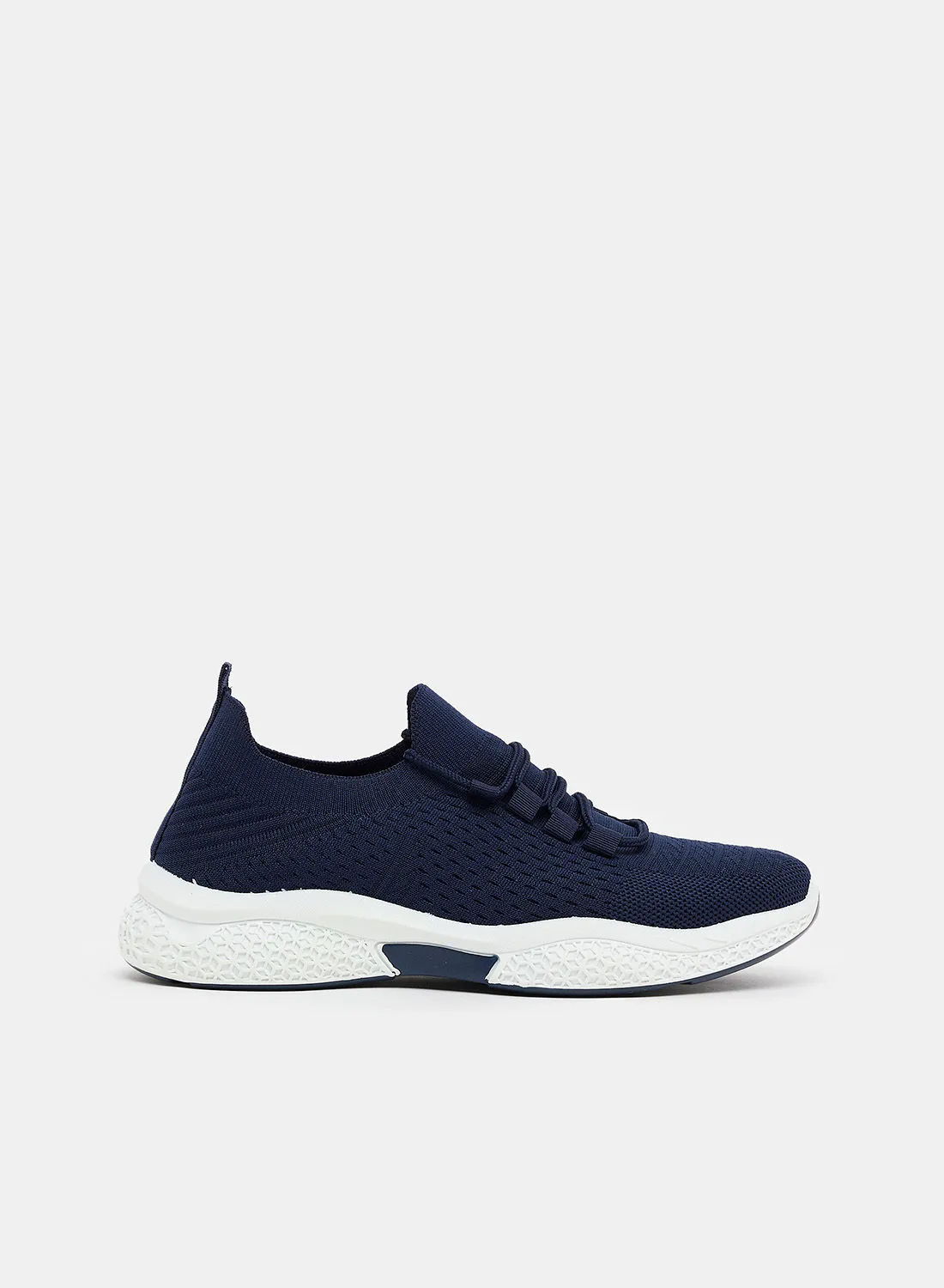 Spot-On Elasticated Lace-Up Sneakers