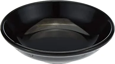 Servewell Melamine Symphony Sauce Black Plate (10X10Cm) C_2118_01