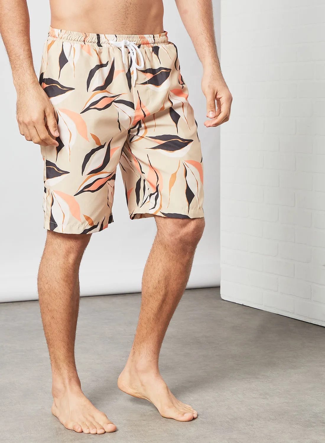 STATE 8 Tropical Print Swim Shorts Multicolour