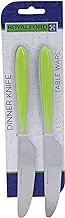 Royalford 2 Pieces Stainless Steel Dinner Knife - Green