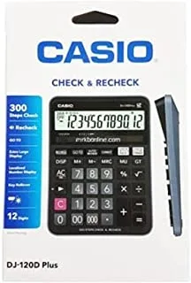 Casio Calculator DJ-120D Plus -Check& Recheck Function