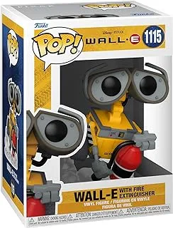 Funko Pop! Disney: Wall-E- Wall-E w/Fire Extinguisher, Action Figure - 58558, Multi Color