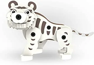 Sunta, Animal DIY Playfoam, Educational, Non-Toxic & Waterproof, White Tiger