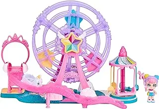 Kindi Kids Minis Collectible Ferris Wheel and Posable Bobble Head Figurine 2pc