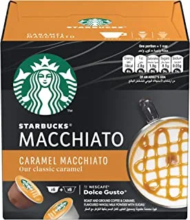 Starbucks Caramel Macchiato by Nescafe Dolce Gusto 12 Capsules