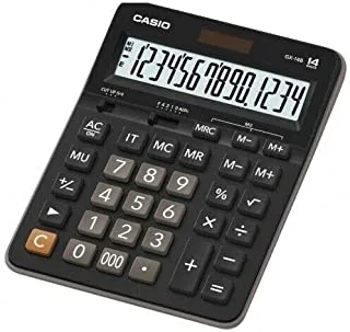 Casio GX-14B Calculator - BLACK