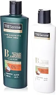 Tresemme Shampoo Botanix 400 ml+ Tresemme Botanix Conditioner 180 ml.