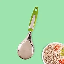 Meadows Rice Laddle, Green/Silver