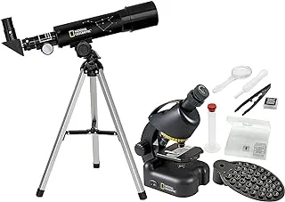 National Geographic Compact Telescope with Microscope and Smartphone Holder