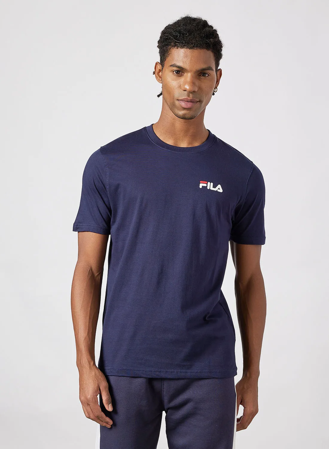 FILA Terry Logo Short Sleeve T-Shirt