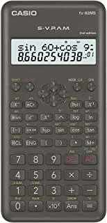 Casio 2Nd Edition Scientific Calculator, Black, Fx 82M