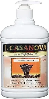 J.Casanova Fresh Fruity Liquid Hand and body Soap 500 ml