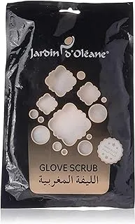Jardin d'Oleane Moroccan Glove Scrub، White