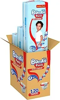 Sanita Bambi Pants, Size 6, XXL, 3X40, 120 Diapers