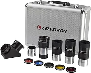 Celestron Eyepiece And Filter Accessory Kit In Sturdy Metal Carry Case 12-Pieces