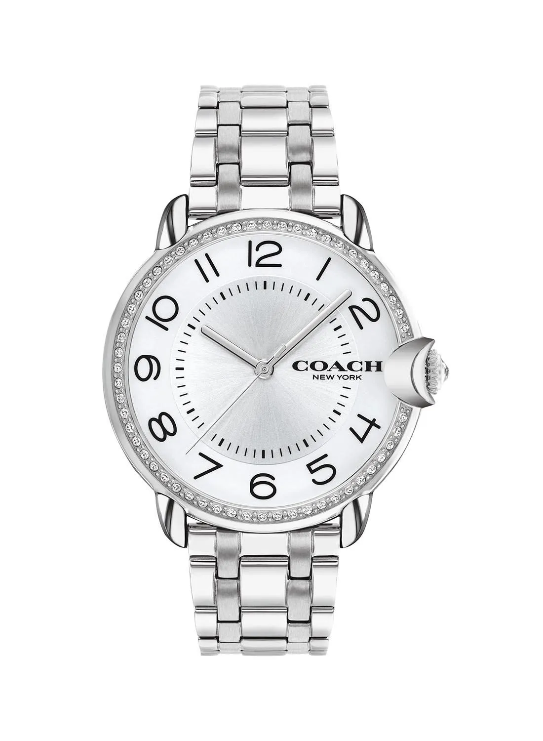 COACH Women's Arden  Silver White Dial Watch - 14503808