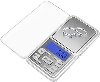 ميزان إلكتروني SHOWAY ميزان رقمي صغير 500 جرام / 0.01 جرام جيب كهربائي بإضاءة خلفية عالية الدقة للمجوهرات وزن جرام لمقياس المطبخ