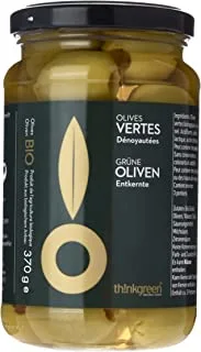 Think Green Green Olives In Brine, 370 g
