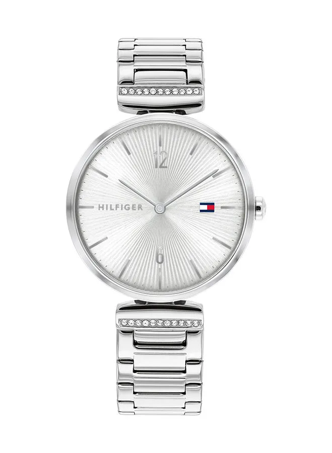 TOMMY HILFIGER Women's Aria Wo Silver White Dial Watch - 1782273
