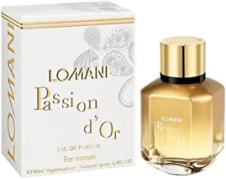 Lomani Passion D'or Eau De Parfum Spray By Lomani 100 ml Eau De Parfum Spray