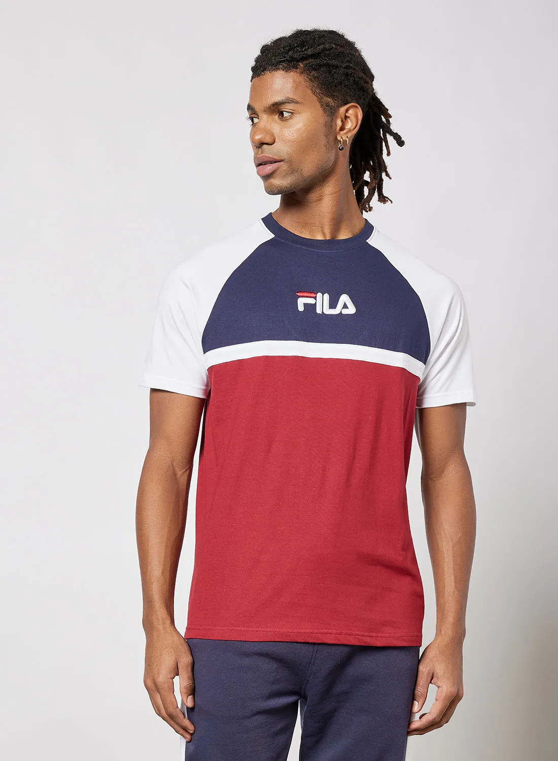 FILA Colourblock Short Sleeve T-Shirt