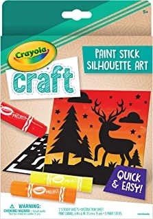 Crayola Craft، Paint Stick Silhouette Art ، مجموعة 1