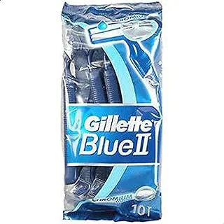 Gillette Blue II Chromium Coating 10 Pieces