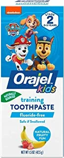 Orajel Toddler Training Toothpaste Tooty Fruity Flavor 1.50 Oz